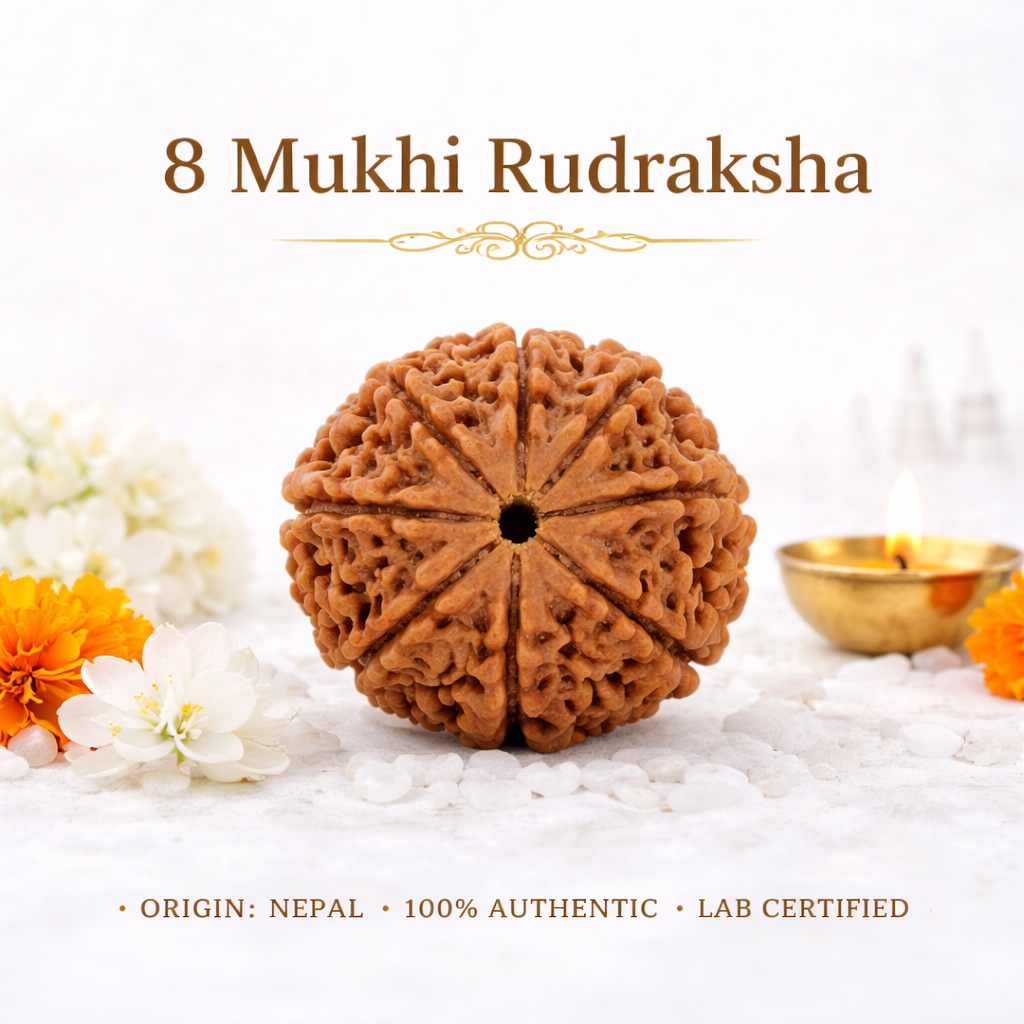 8 Mukhi Nepali Rudraksha