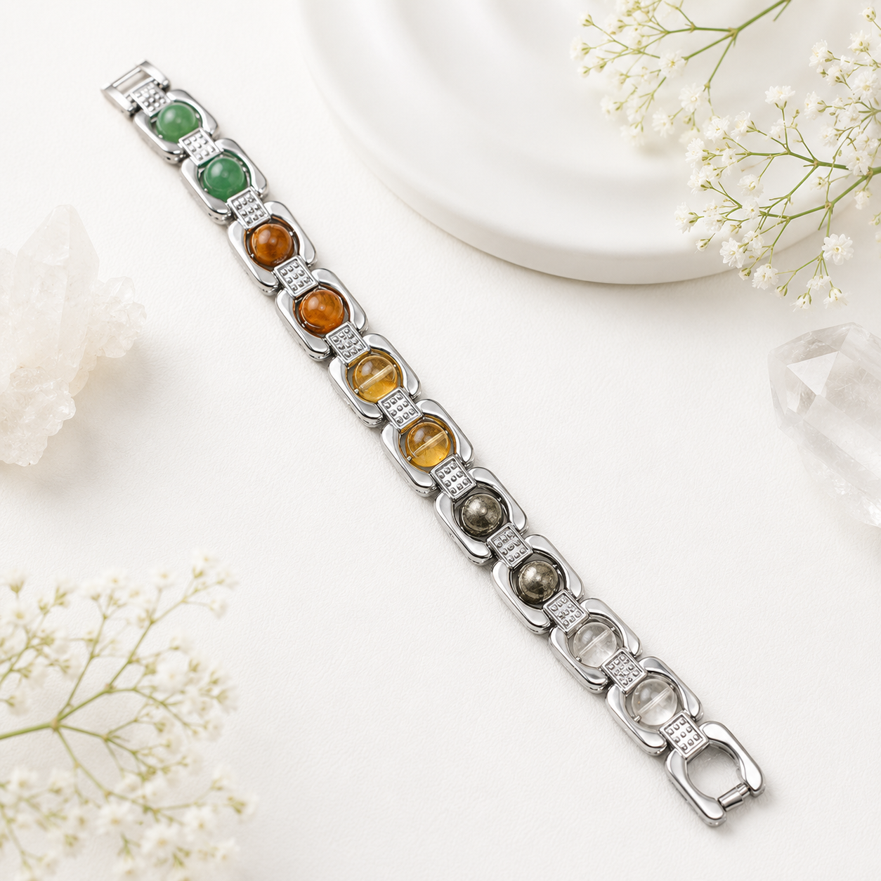 Metal Dhan Yog Bracelet - Silver