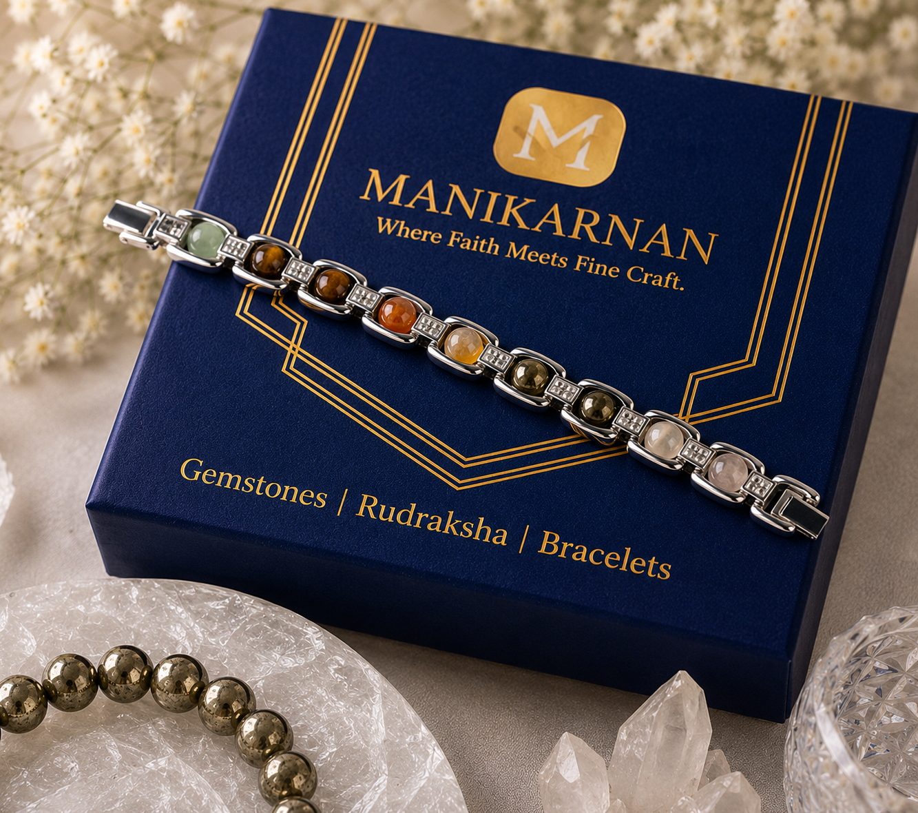Metal Dhan Yog Bracelet - Silver