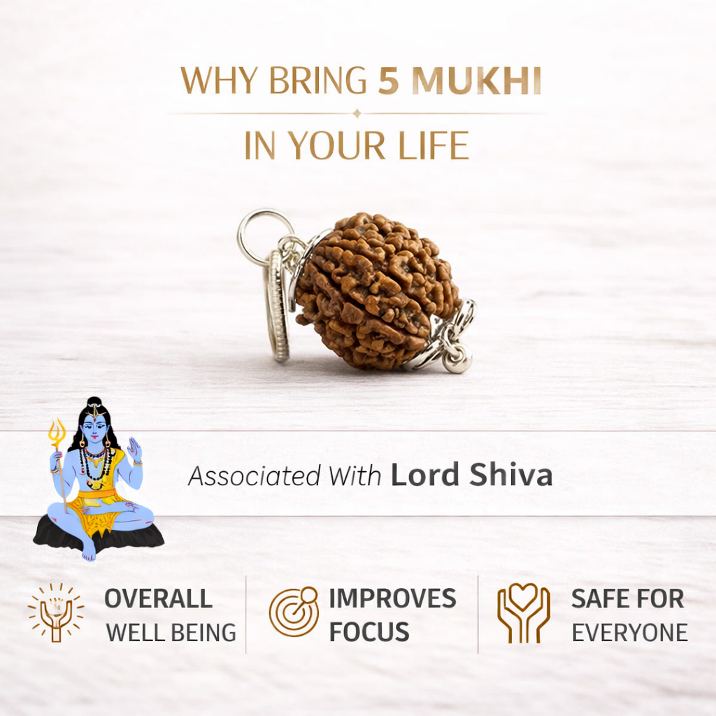 5 Mukhi Nepali Rudraksha