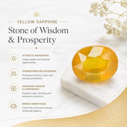 Yellow Sapphire (Phukraj) - Ceylon