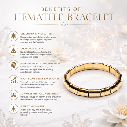 Golden Hematite Bracelet