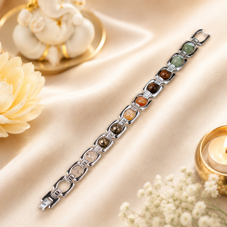 Metal Dhan Yog Bracelet - Silver