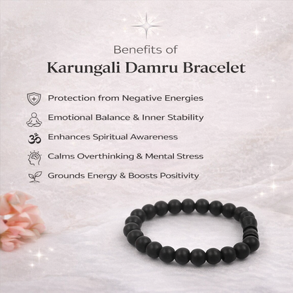 Karungali Damru Bracelet