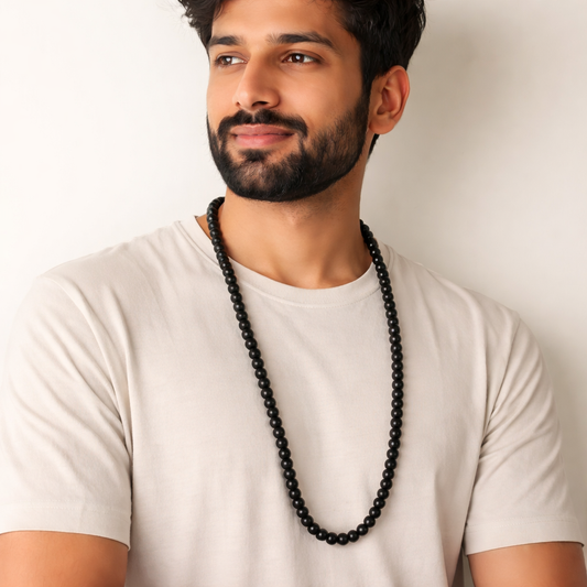 Karungali Mala (108 Beads) – Pure Ebony Wood | Govt. Certified