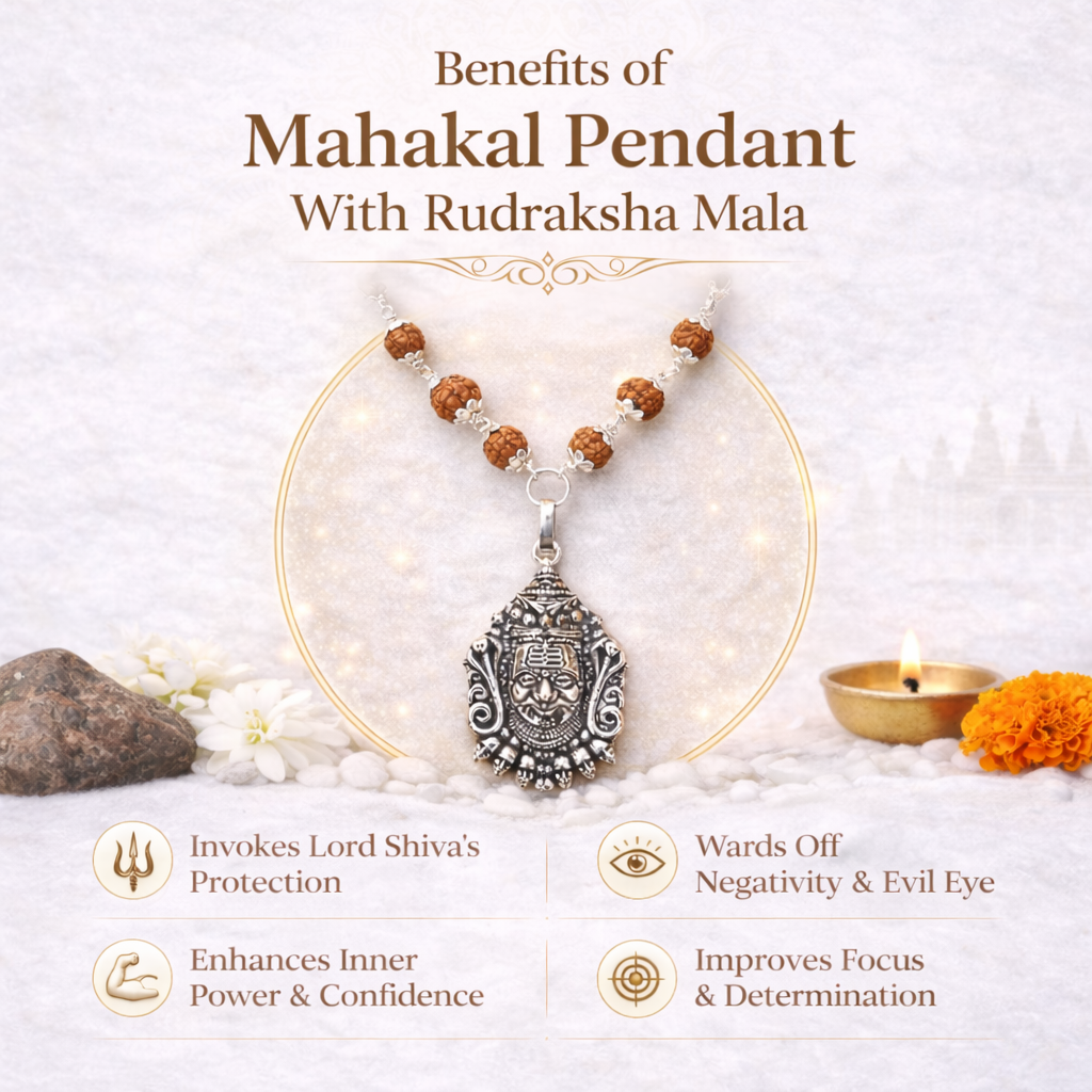 Mahakal Pendant With Rudrkash Mala