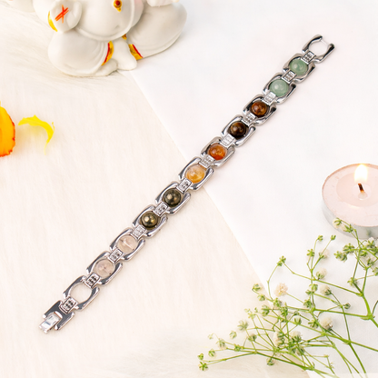 Metal Dhan Yog Bracelet - Silver